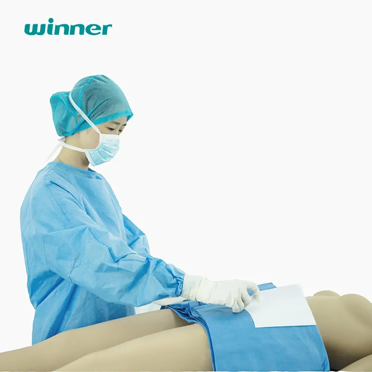 medical winner disposable universal surgical pack Angiography drape