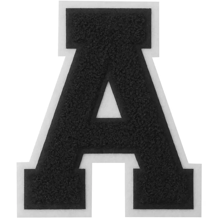 hot selling heat seal letter patch A-Z 26 pcs iron on patch alphabet letters