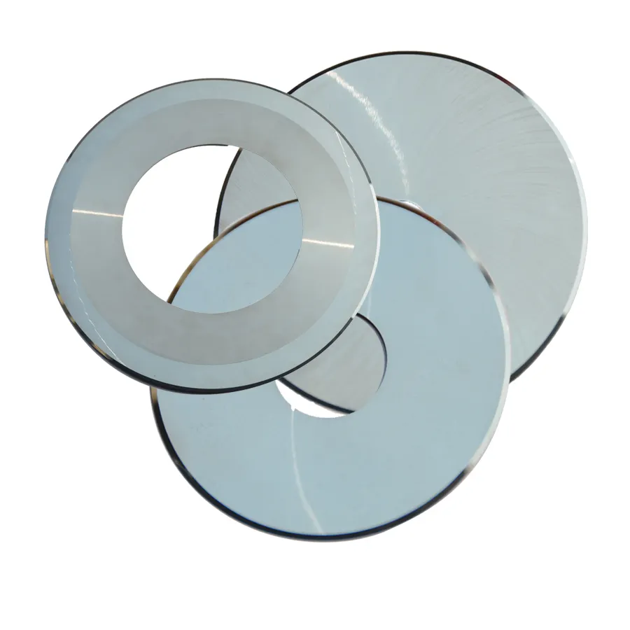 cemented tungsten carbide paper rotary air thin top tape circular round machine slitting knife