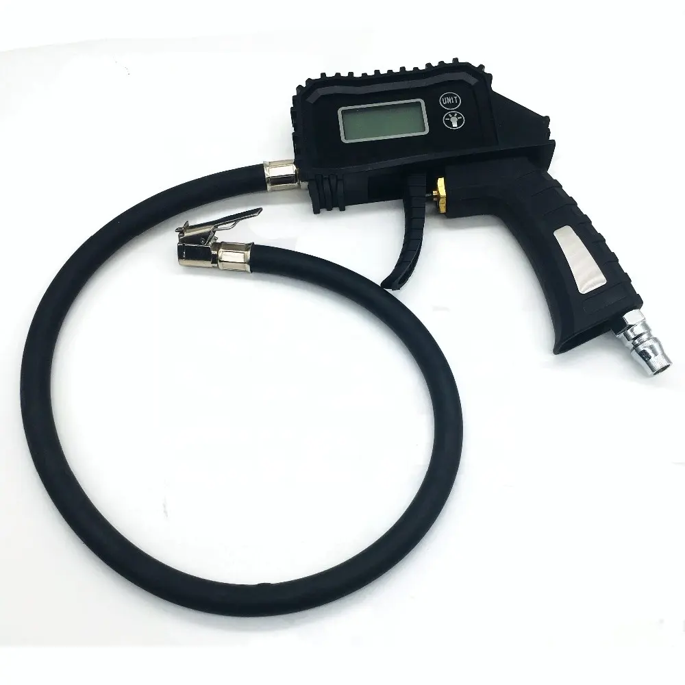 High quality tire air gun with tire pressure gauge Digital tire inflator gun