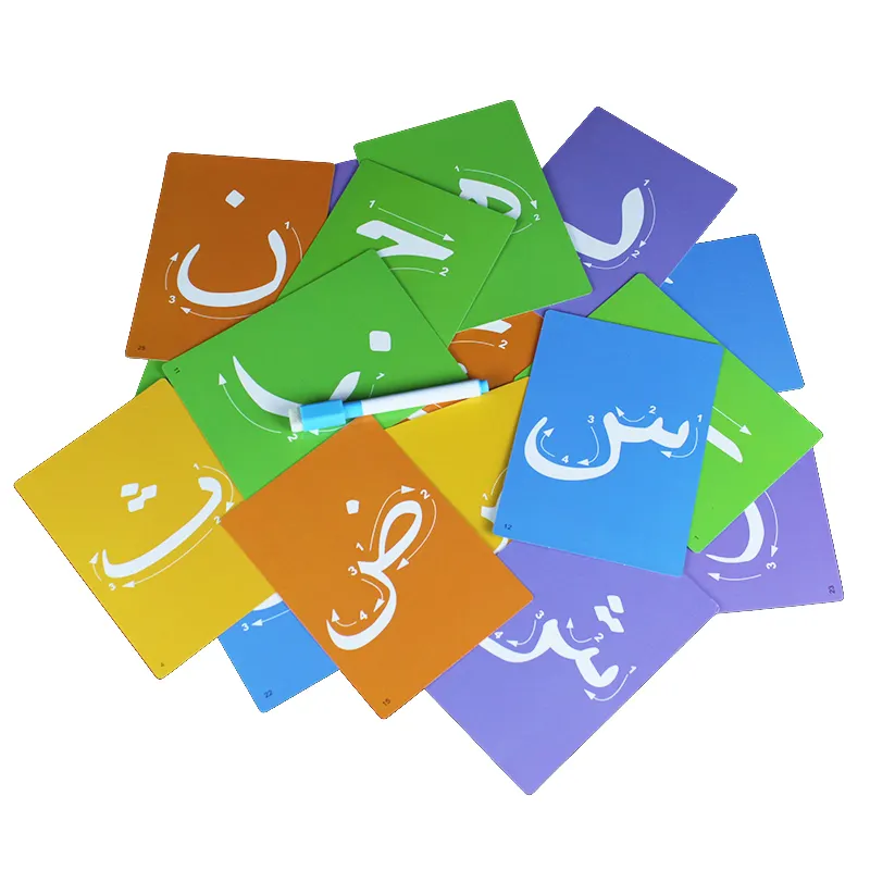Детский арабский алфавит/буквенные слова, флеш-карты, учебные принадлежности для детского сада, дошкольного возраста, детская игрушка с памятью для раннего развития
