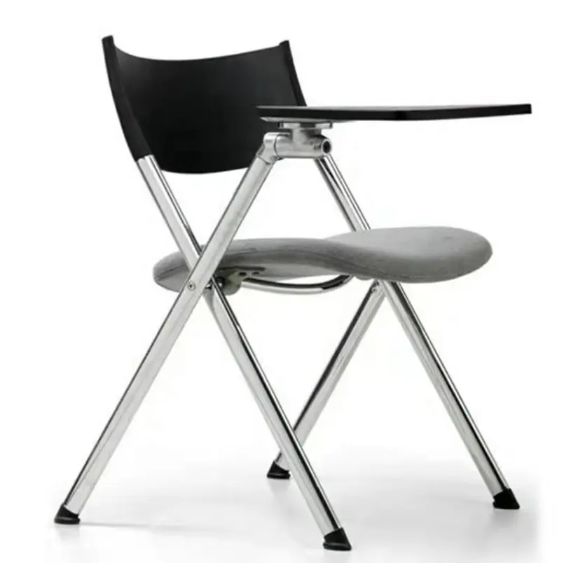 Stackable Office The Meeting Lecture Training Study Folded School Training Chair With Table