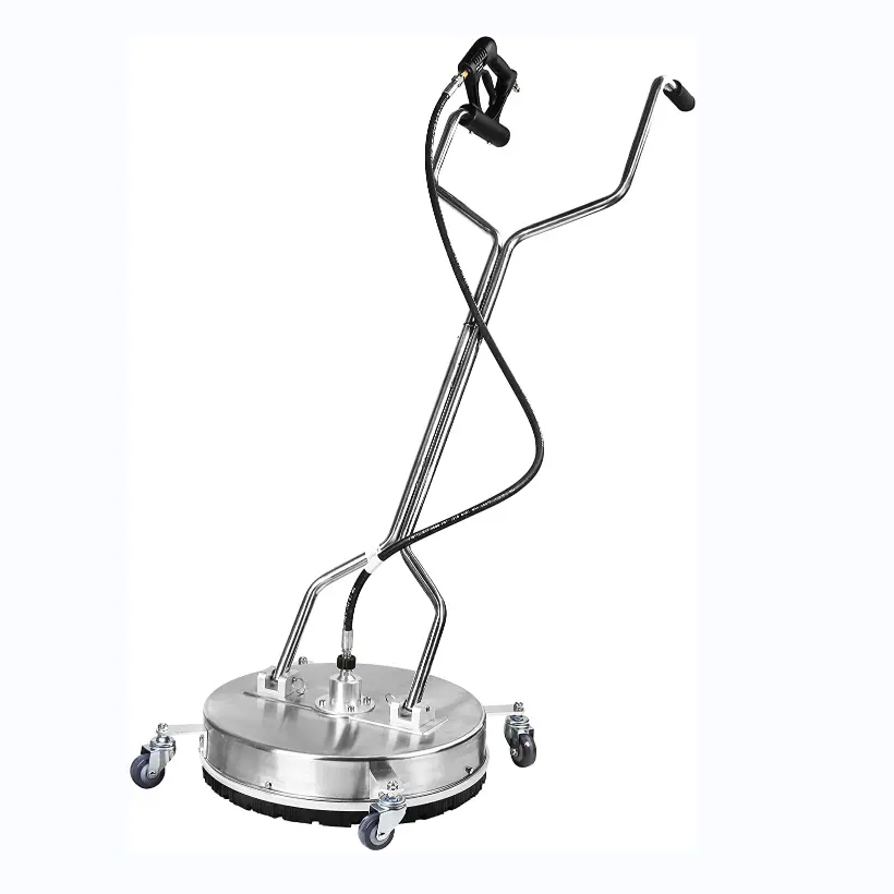 Wojet Industrial 20'' Stainless Steel 4500psi surface cleaner with Rotary Arm for pressure washer