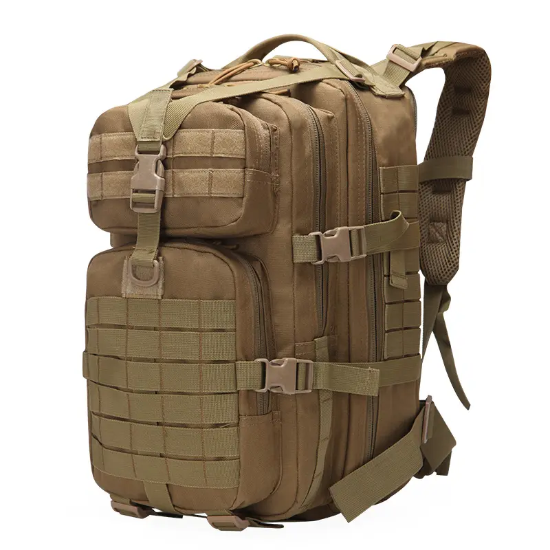 Wholesale Large Military Tactical Assault 35L 800D Nylon Waterproof Molle 3P Backpack Outdoor Hiking Camping Trekking