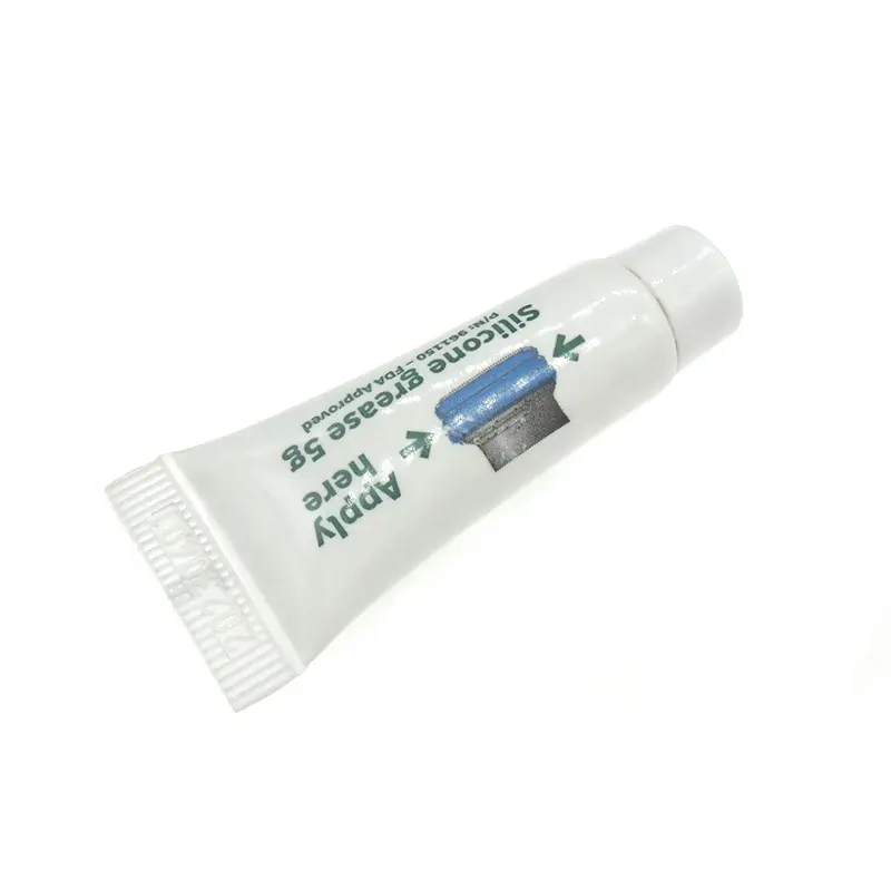 Silicone Lubricant grease in small tube packing packaging oem filling