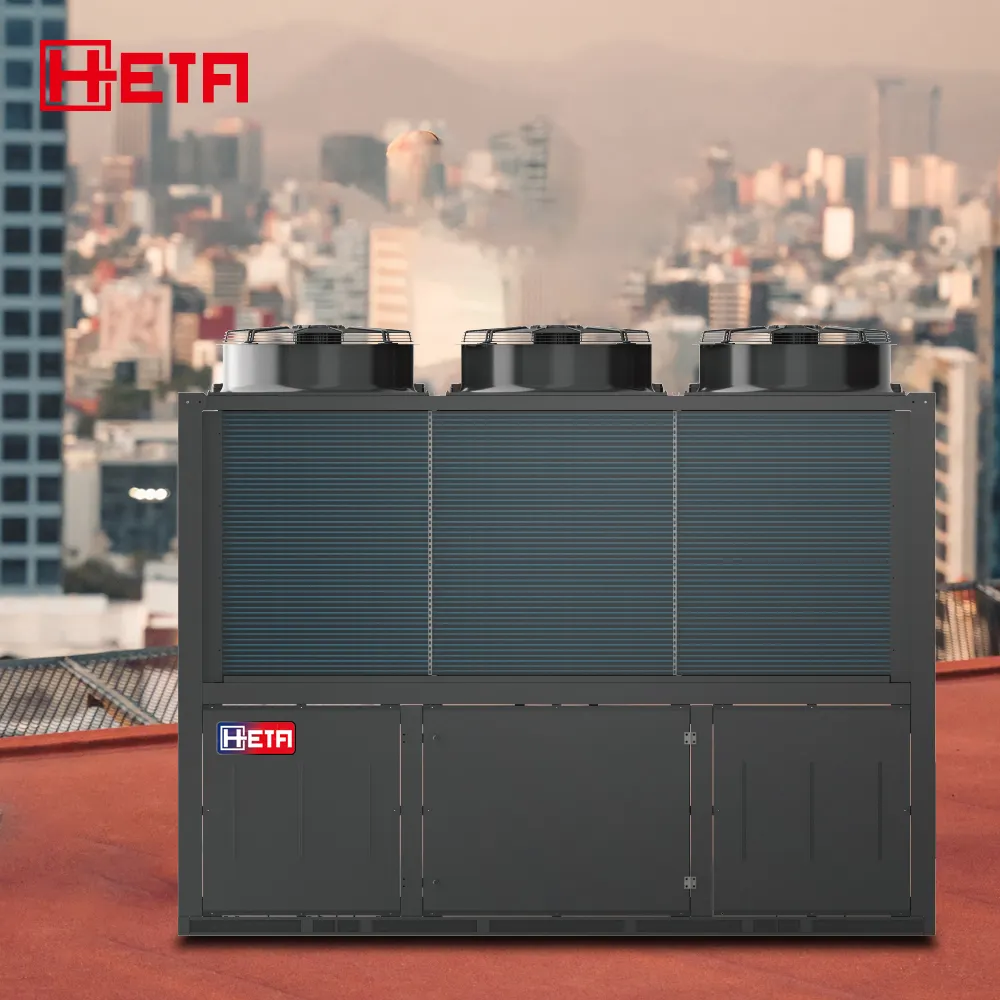 Модульный охладитель теплового насоса R410a Hetapro 35 кВт 65 кВт 130 кВт 250 кВт для коммерческого применения высокоэффективное охлаждение и нагрев