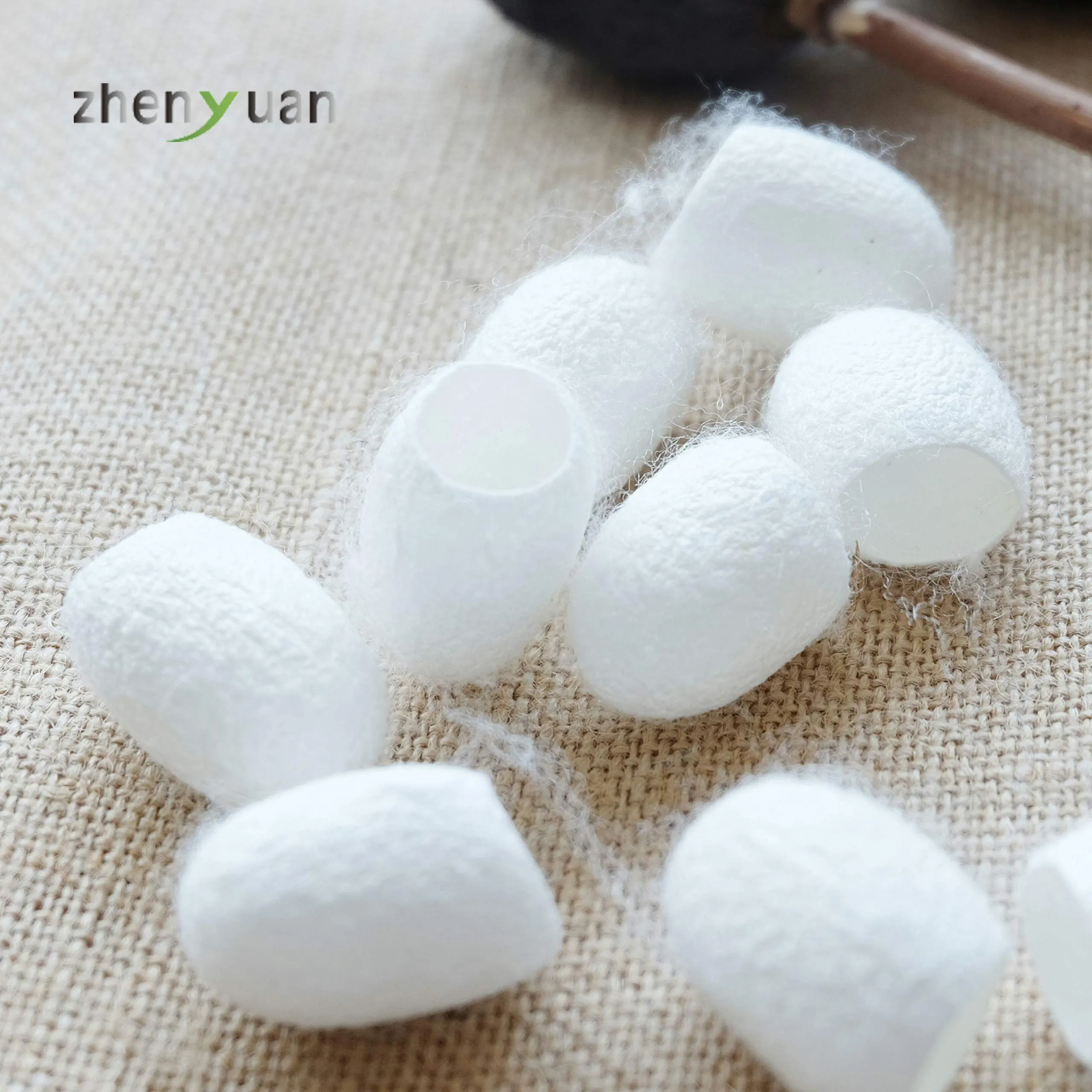 Wholesale Price Fresh Natural 100% Mulberry Silk Ball Silk Cocoon Facial Cleanser Balls Healthy Skin Care Scrub Face Massage