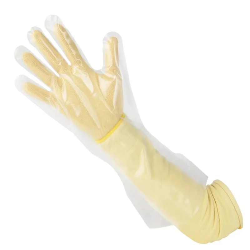 Оптовая продажа Пластиковые длинные плечевые ветеринарные перчатки LDPE одноразовые ветеринарные перчатки