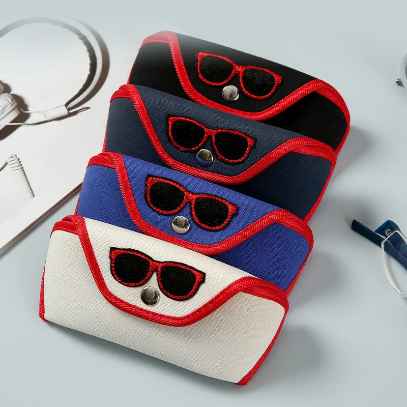 Trendy New Hot Selling Soft Universal Sunglasses Glasses Case Wholesale Portable Sunglasses Pouches