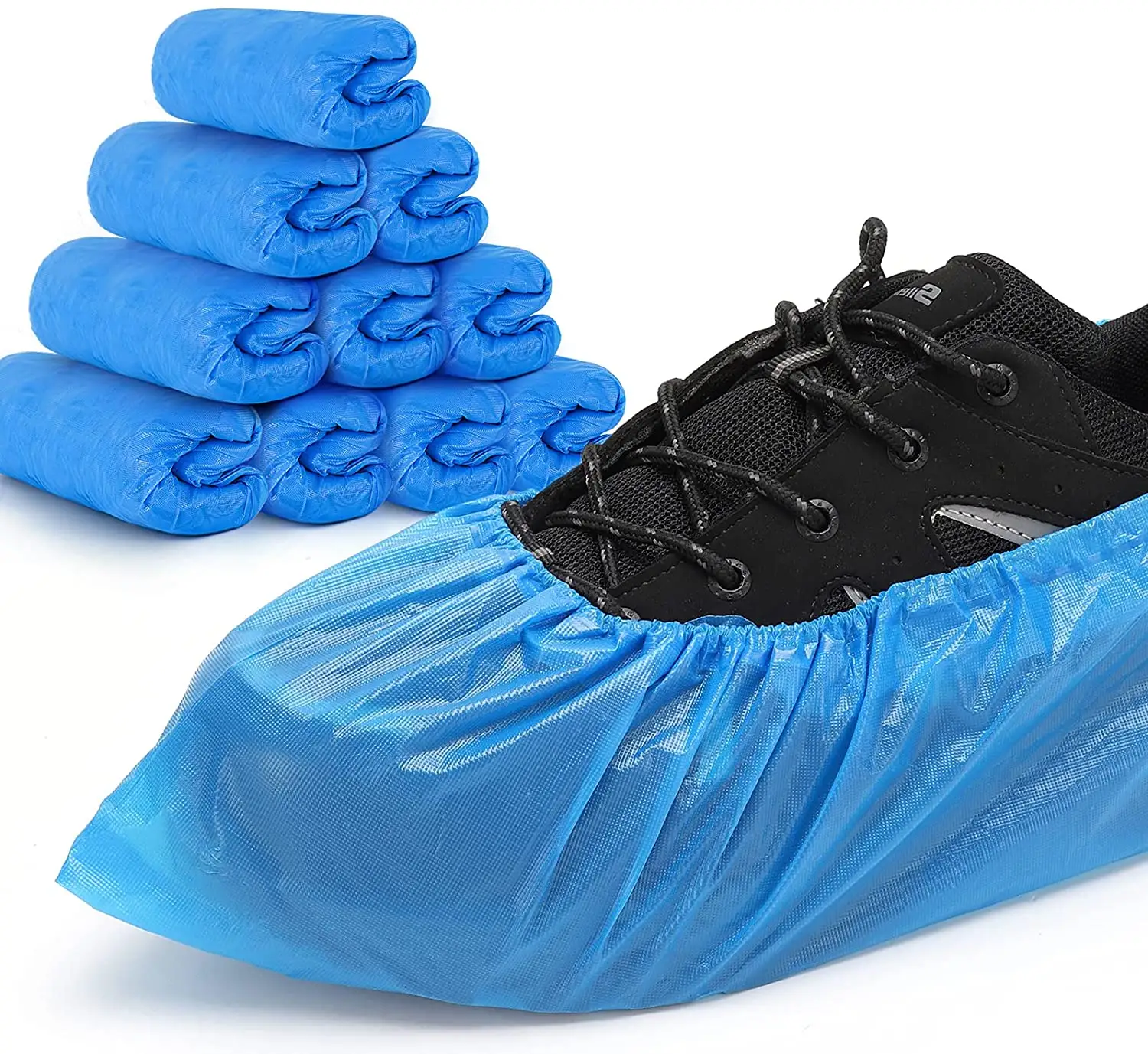 Disposable Waterproof Shoe Covers China Manufacturers Direct Disposable PE CPE Shoe Cover Plastic Waterproof Shoe Cover Non-slip Shoe Cover