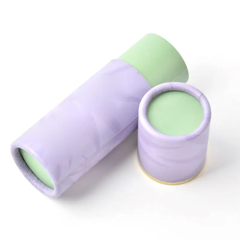 Factory Round kraft paper tube packaging for tea biodegradable cardboard paper tube