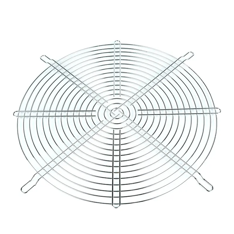 250mm silver color metal fan guard for ventilation fan protection