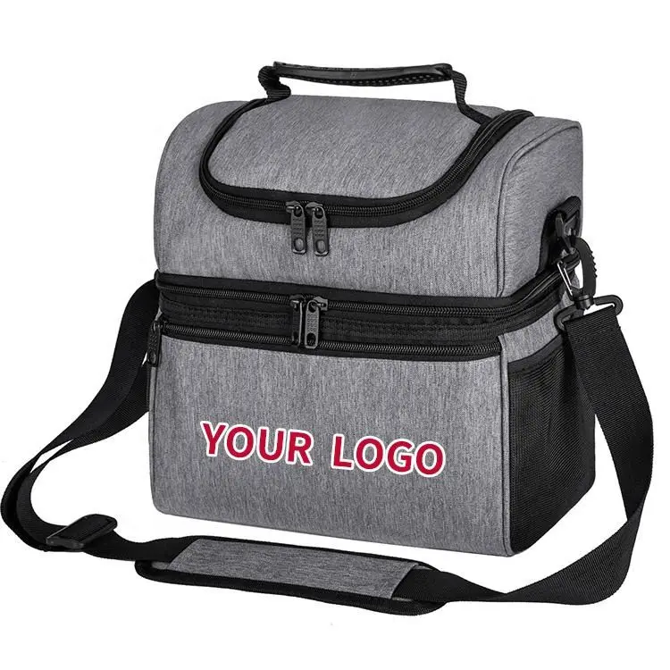 Custom Hot Sales 600D Polyester Tote Cooler Bag Insulated Lunch Bags For Men