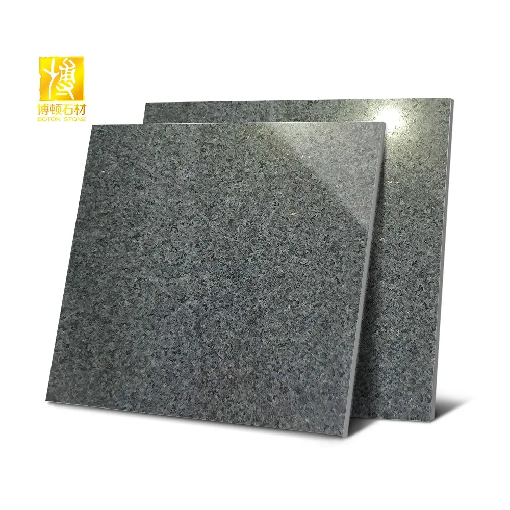 Natural Stone Cheap Sesame Black Granite Kitchen Counter top Polished Outdoor Flooring Slabs