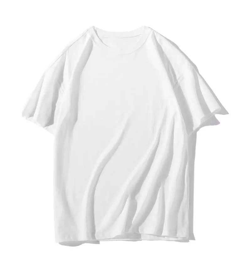 Мужская футболка без воротника из органического хлопка, 100% на заказ