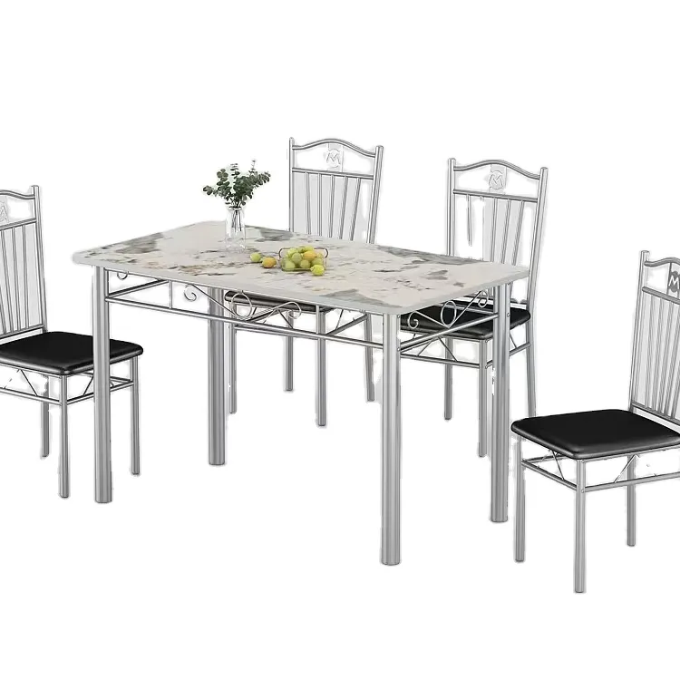 Dining Table and Chair Set Luxury Sintered Stone Modern Restaurant Home Furniture Dining Room Dinning Table Set Dining Table Set