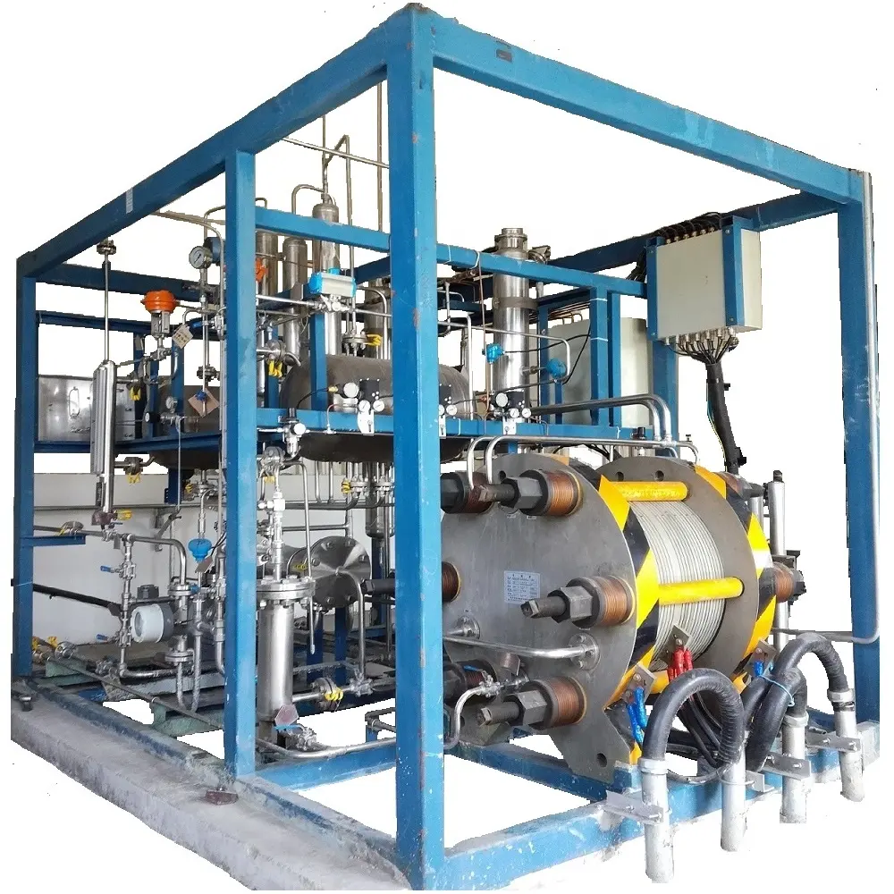 Combustion Power Plant Alkaline Water Electrolysis Hydrogen gas Generator and Refueling Equipment green hydrogen plant save fuel