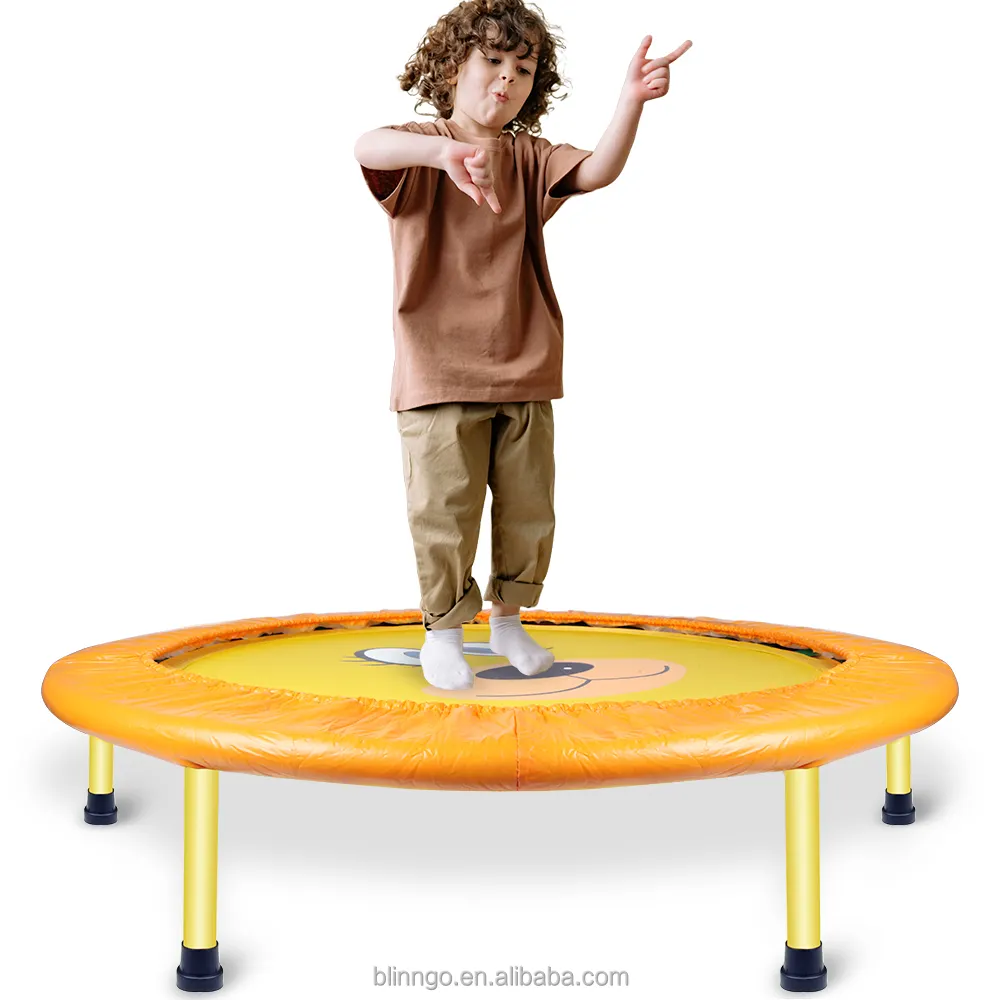 Manufacturers Outdoor Indoor Mini Trampoline 40 Inch Kid Fitness Children's Round Adults Folding Trampoline for Sales Deal