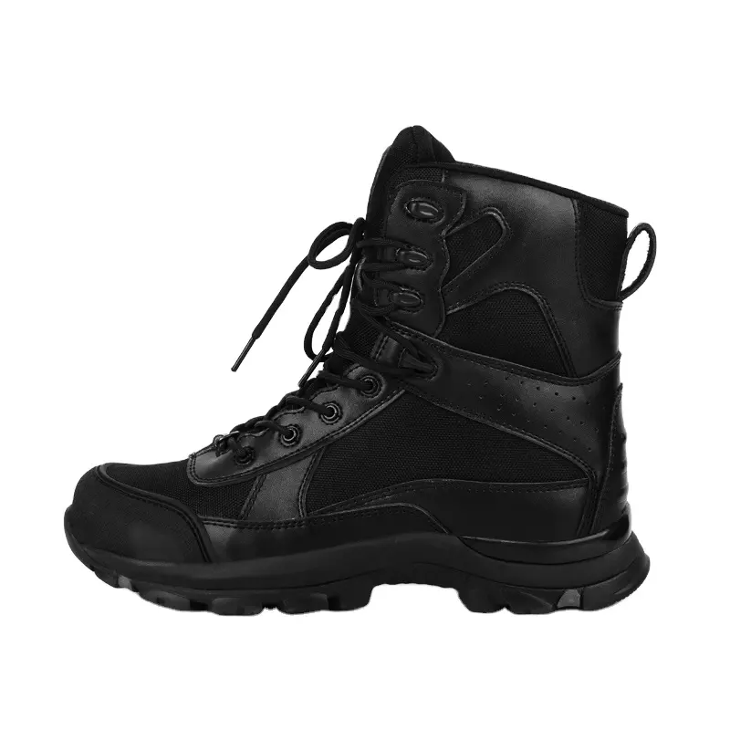 CQB.SWAT зимние черные кожаные военные ботинки специального назначения Delta