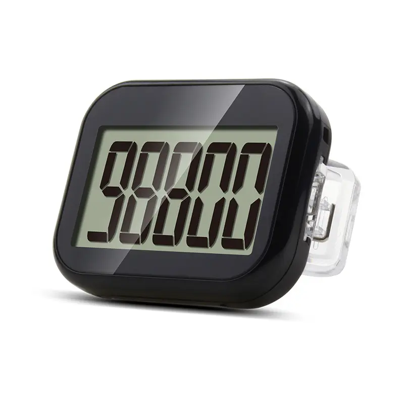 Creative gift 3D single function LCD large screen electronic walking pedometer digital running motion pedometer