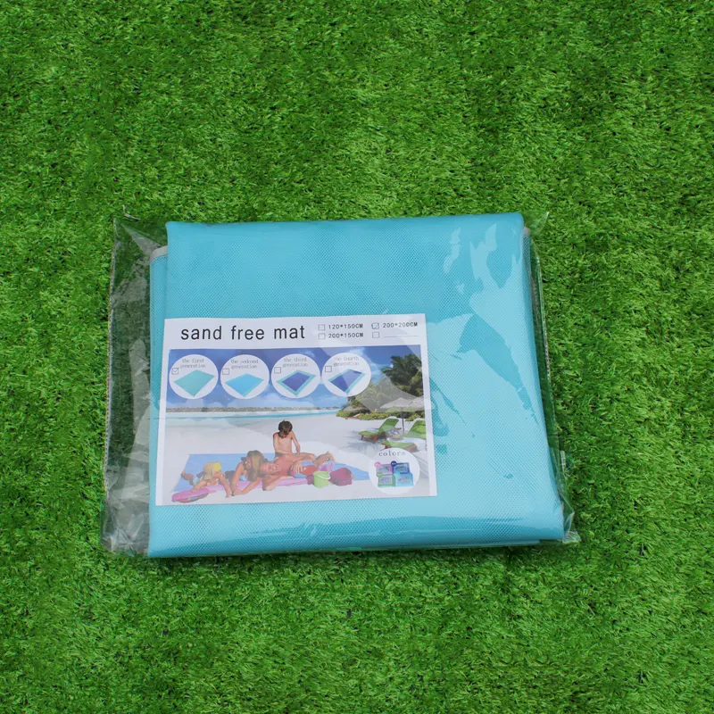 190*150cm Mesh Picnic Camping Mattress Blanket Magic Beach Mat Outdoor Travel Sand Free Mat Foldable Sand Free Beach Mat