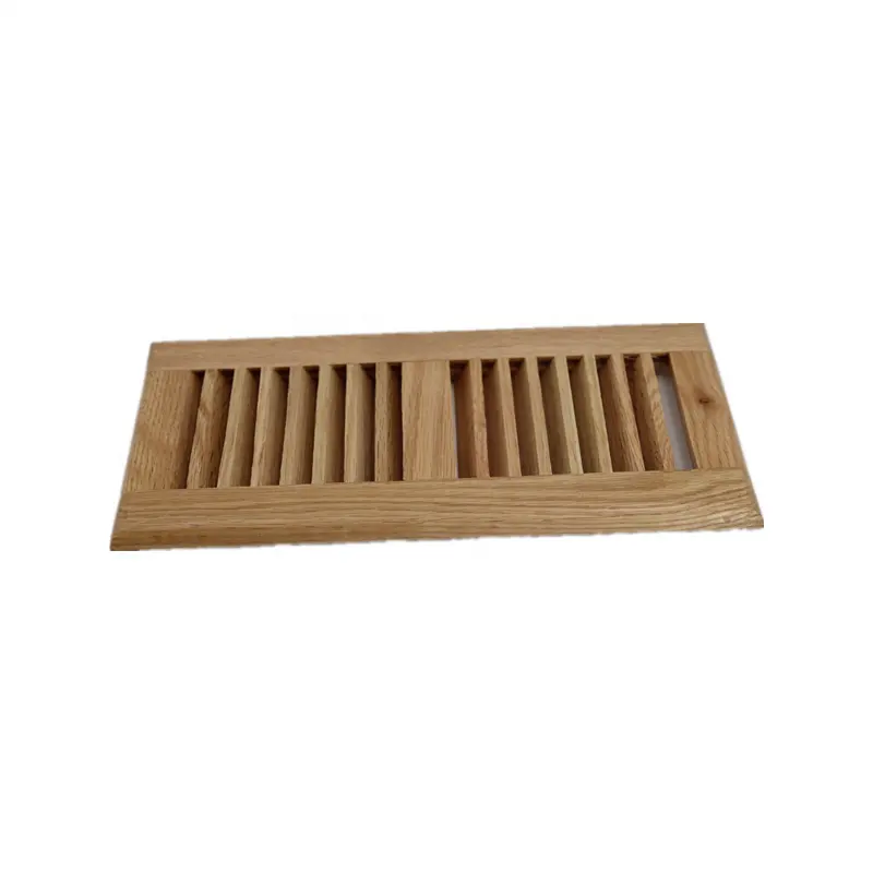 Air Conditioner Ventilation  Wooden Oak Floor Vent Grille  Easy to install with Competitive price