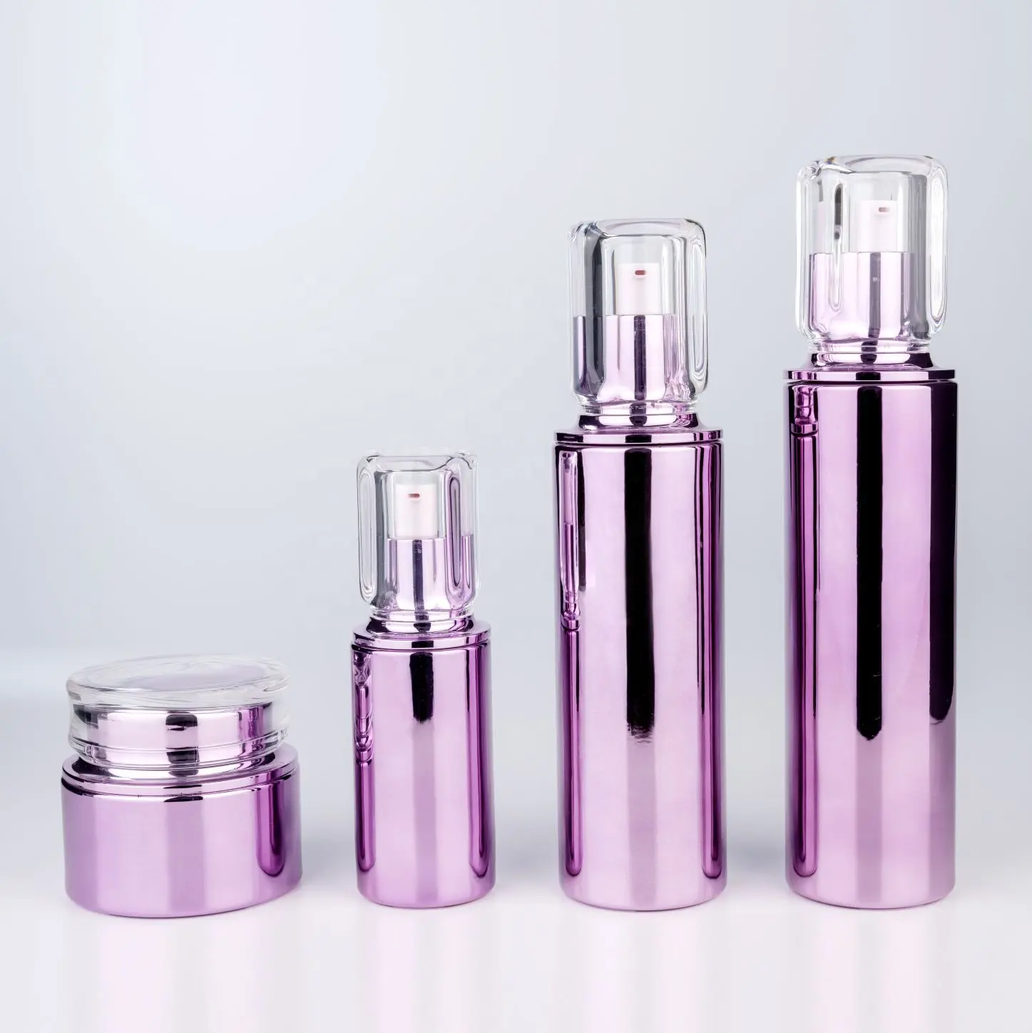 45ml/100ml colored aluminum portable empty lotion bottles and container cosmetics cream jar 65g