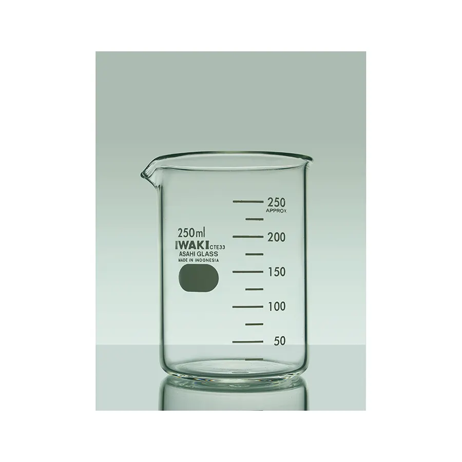 Indonesia IWAKI BEAKER glassware various sizes glass chemical beaker