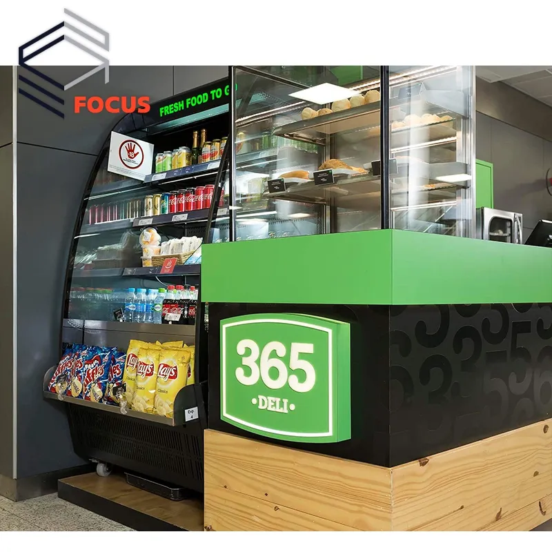 Cost-effective Bubble Tea Shop Counter Milk Tea Work Table Soft Drink Stand for Drink Kiosk Tea Store