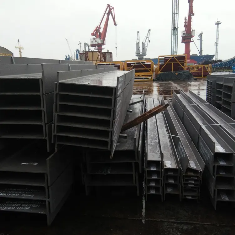 Structural Steel Sections Welded H Beam 18m Purlin / Universal Beam / Column