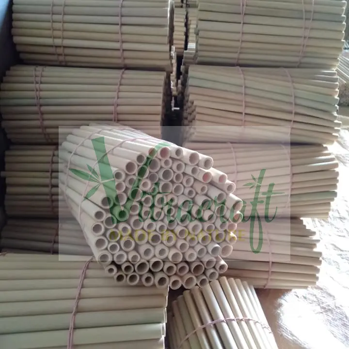 Вьетнамские бамбуковые соломинки, бамбуковые соломинки для питья, соломинки без отходов-принимаются логотип