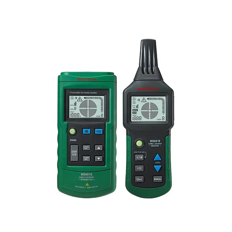 Cable Tracker MASTECH MS6818 Wire Cable Metal Pipe Locator Tester Break Point Detector F2042 Tra Wire Break Detector