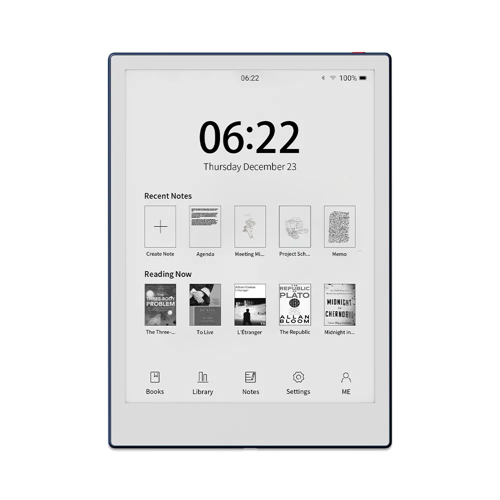 Китайский поставщик Smart E-Ink book Reader Connect Wifi Notepad