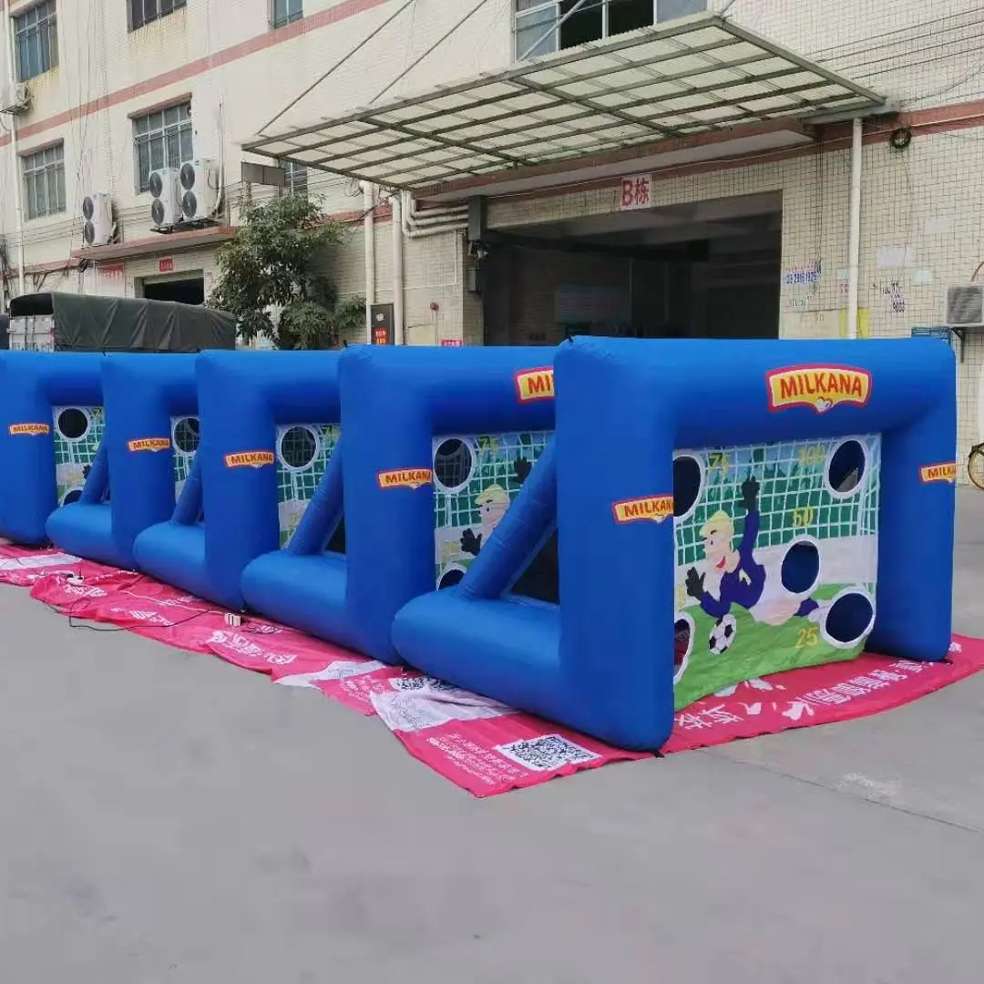 Outdoor Inflatable Soccer Penalty Kick Shootout Speed Challenge Cage Shooting Target Football Sports Games Goals