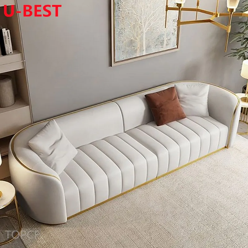 U-лучший кремовый стиль Rugiano Диван деревянный диван диваны Sofy Para Sala Mobili Meuble мебель для салона гостиная R