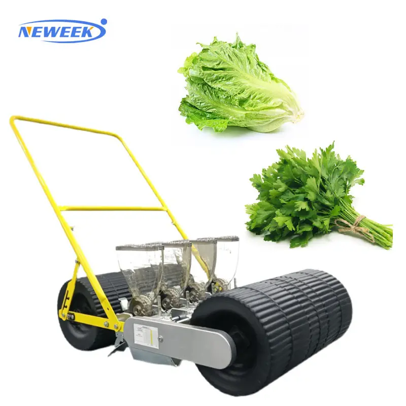 NEWEEK 4 row parsnip sowing seeder onion cabbage celery vegetable hand push manual seeder