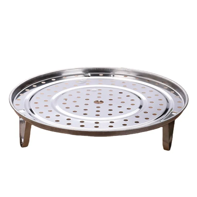 Kitchen Round Stainless Steel Steamer Rack Durable Cookware Steamed Dish Shelf Steamer Shelf Kitchen Accessories