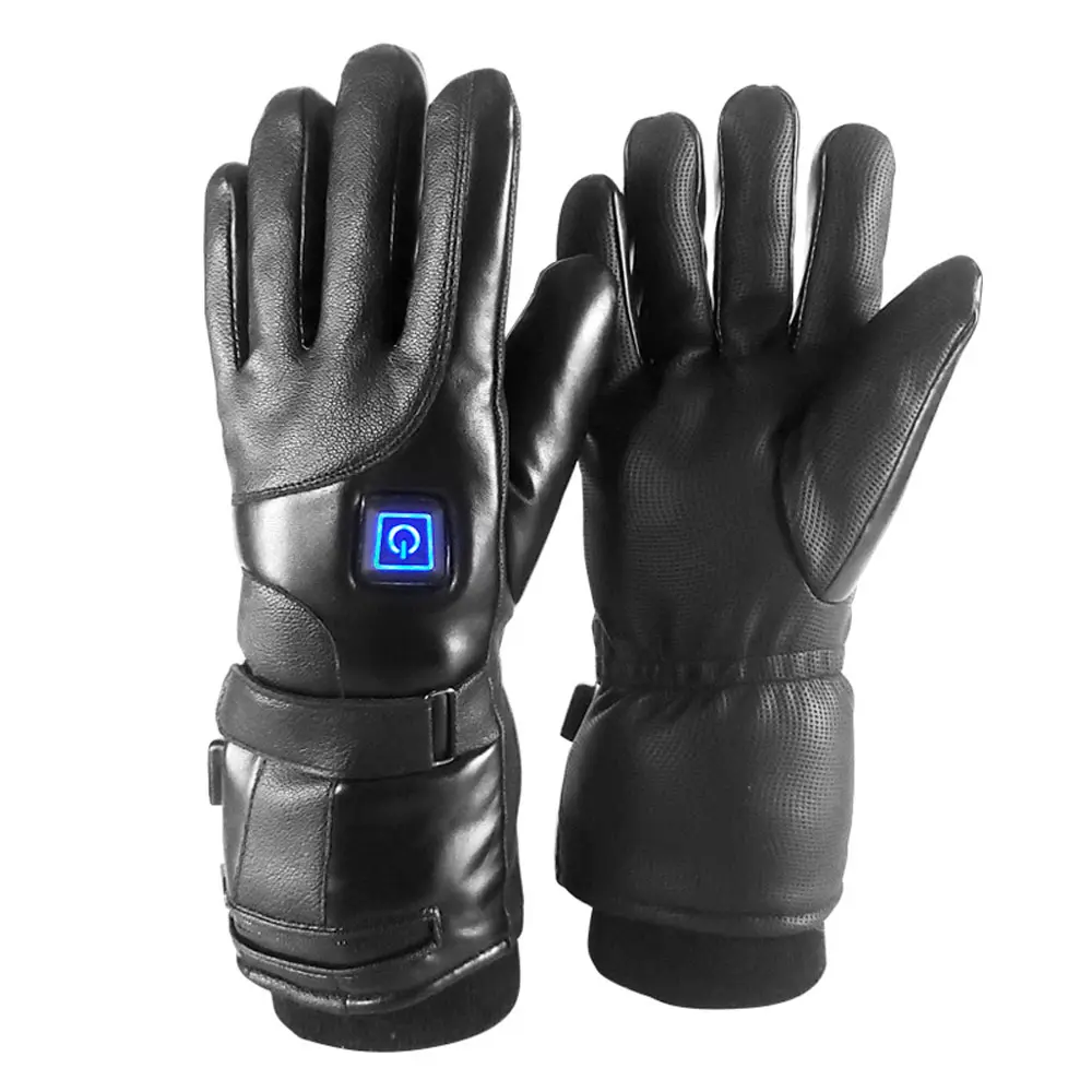 7.4V lithium battery heated gloves electric three-gear temperature motorcycle usb heated gloves