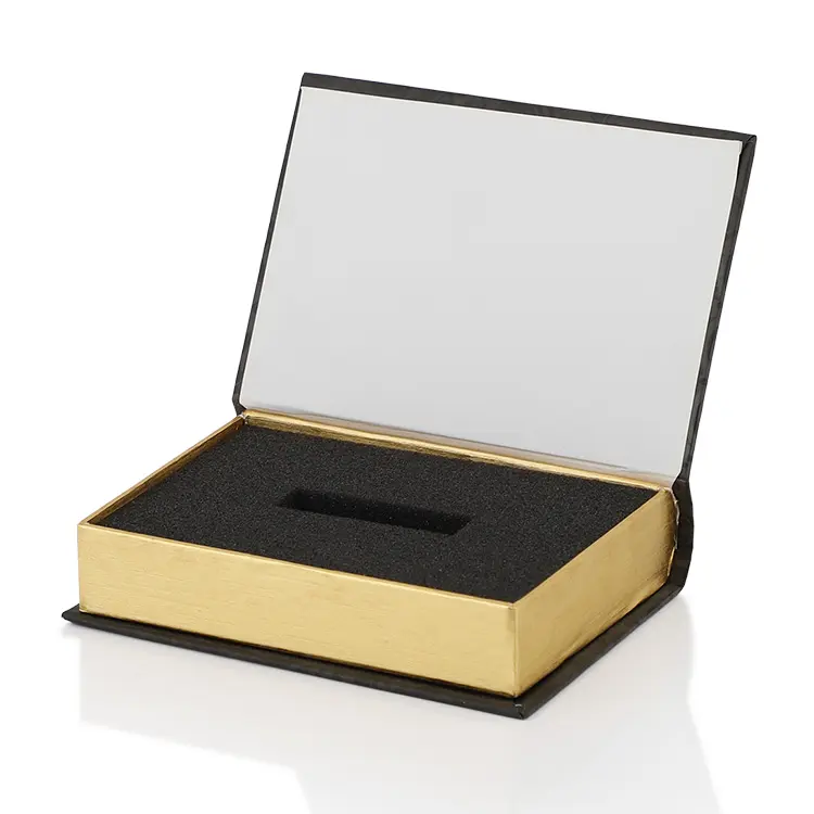 Роскошная упаковка для электронных продуктов, картонная Высококачественная Роскошная подарочная коробка в форме книги
