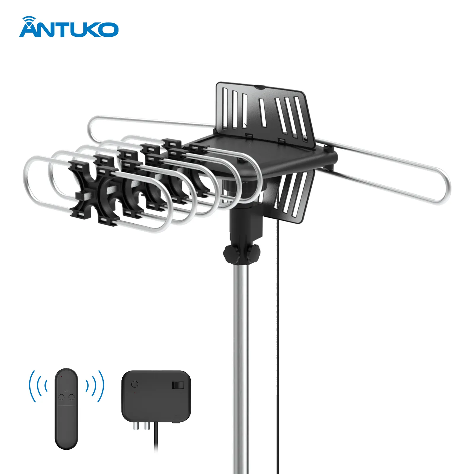 Лидер продаж Antuko 4K 1080P Yagi антенна ТВ цифровой наружный антенный усилитель для бесплатных местных каналов