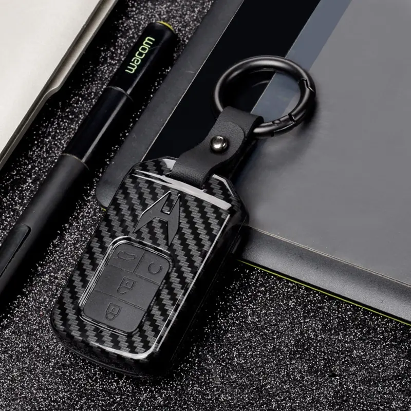 ABS Carbon Fiber Texture Car Key Cover Case For Honda Civic 2019 CRV FIT 2015 Odyssey Forza 300 125 Accord 2018 2007 2003 Jazz H