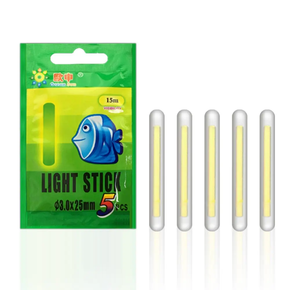 Fishing Float Fluorescent Lightstick Light Night Float Rod Glow in Dark Stick Pesca Fishing Accessories 25mm 37mm