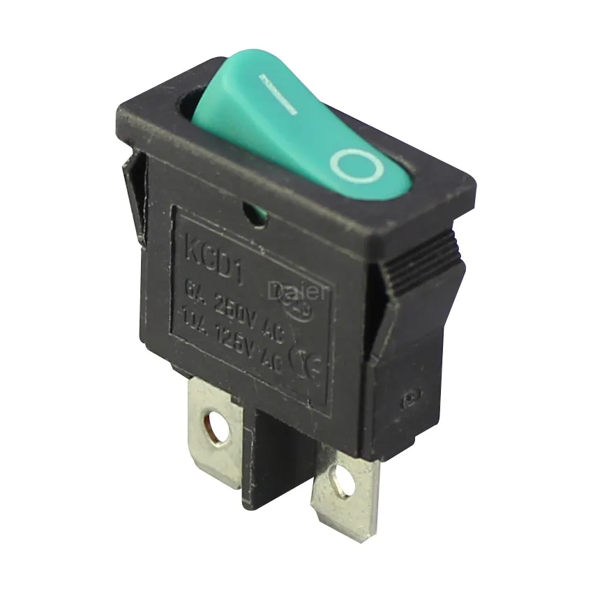 KCD1-12-101 ON OFF 2PIN Single Pole Single Throw RS Rocker Switch 6A 250VAC with "O I" Marked