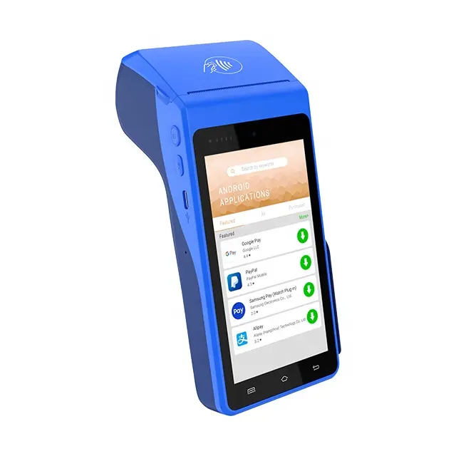 Portable intelligent POS machine with long service time and full function