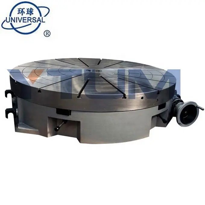 universal Hor.&Vert.4th axis motorized CNC milling rotary table