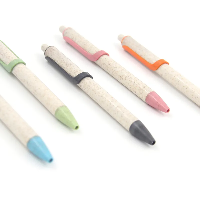 Promotional Pens Promotion Eco Friendly Environmental Degradable Plastic Ball Pen With Custom Logo