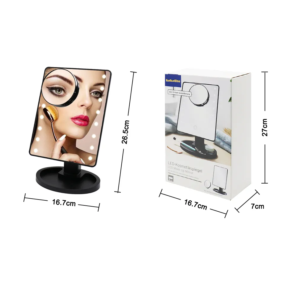 Wholesale Make Up Mirror LED Makeup Mirror Vanity Mirror With LED Light