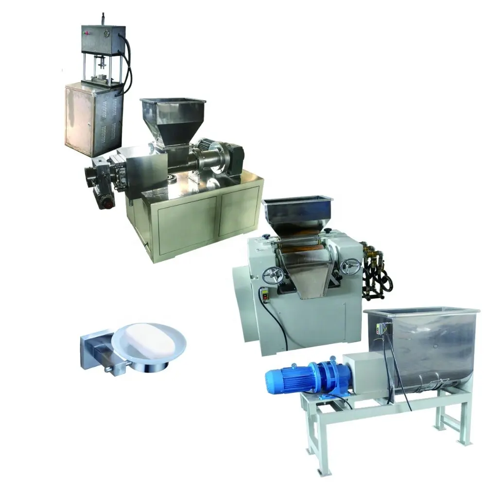 150kg/h small scale soap lines soap making machines toilet soap production line