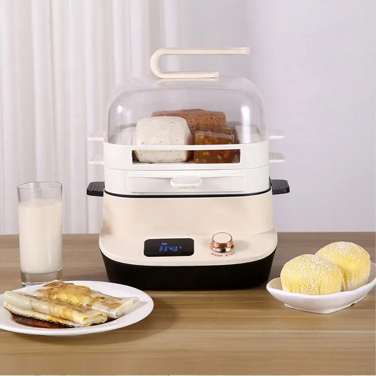 OEM Custom 2.5L Multifunction Electric Square Steamer Pot With Smart PCB Function Control