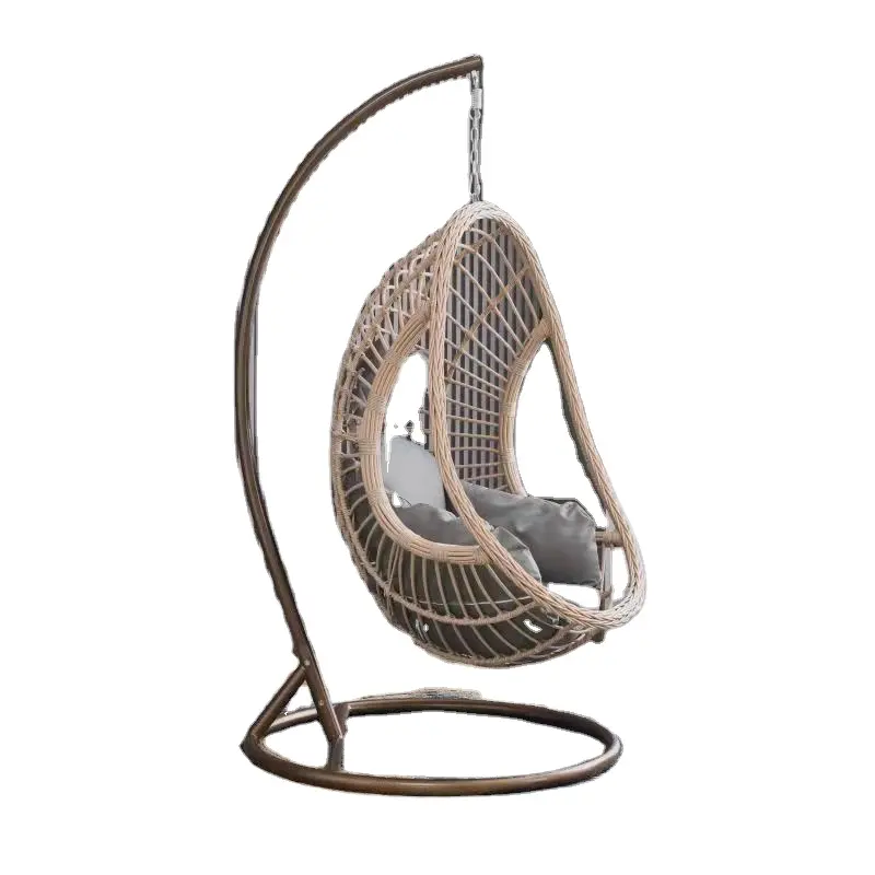 Заводская цена, привлекательный ротанговый патио, Балконный подвесной качающийся стул для зарубежного рынка